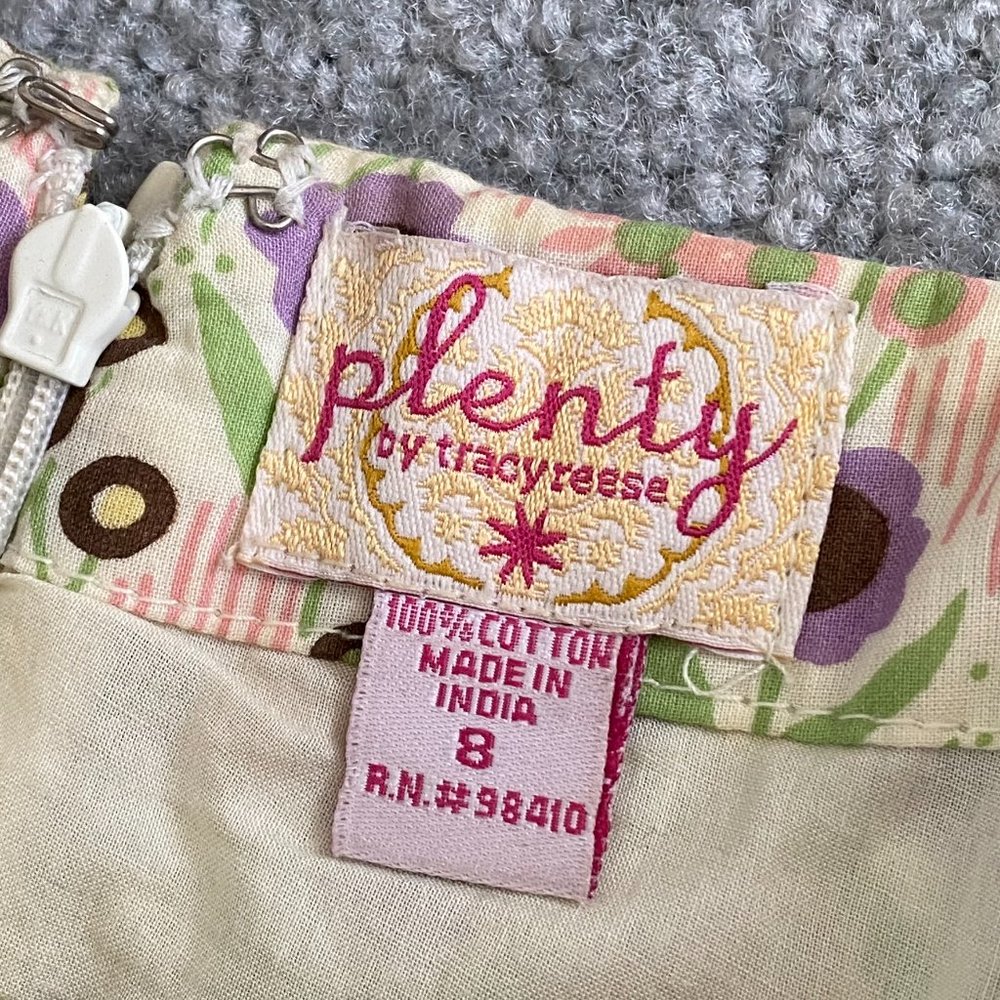 Plenty by Tracy Reese Strapless Summer Dress in Floral US8 - G - Picture 8 of 10